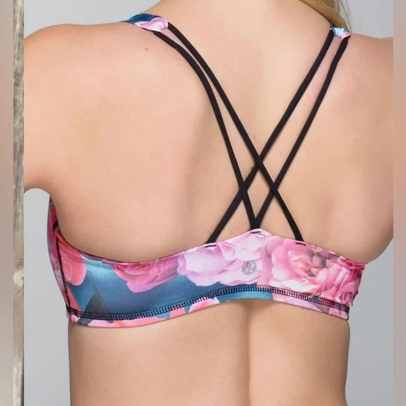 Lululemon Secret Garden Floral Free To Be Bra. XS - EUC - Picture 12 of 12